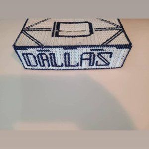 Custom tissue box covers.